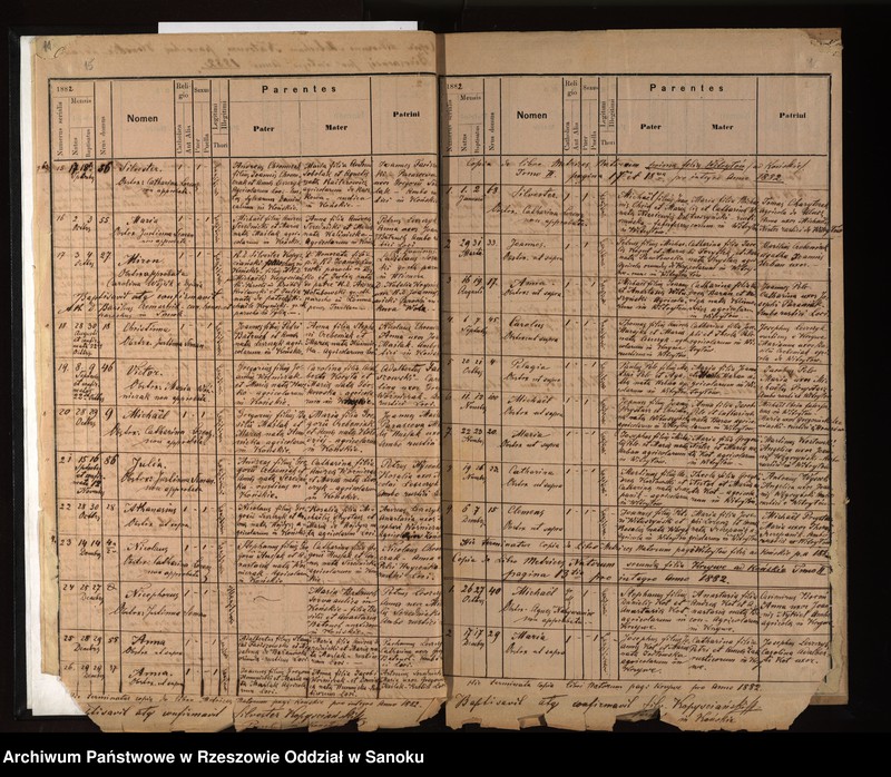 image.from.unit.number "Księga urodzeń, małżeństw, zgonów z miejscowości Końskie, Witryłów, Krzywe, Krzemienna, Temeszów"