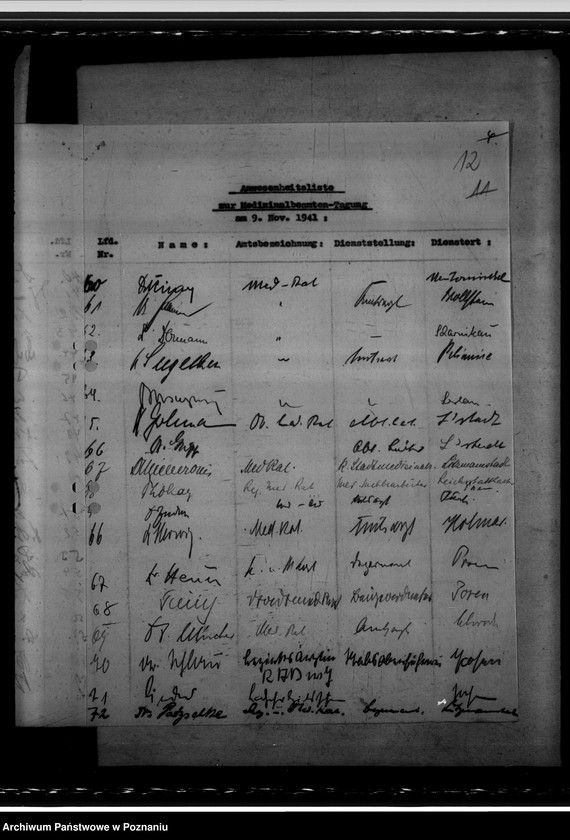 Obraz 17 z jednostki "Amtsarzttagung 8 - 10.11.1941 in Posen. Arbeitsübersicht der Gesundheitsämter"