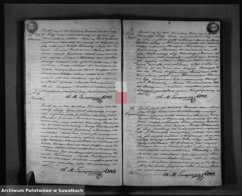 image.from.unit.number "Księga Duplikat Parafii Berznickiey z R-u 1848"