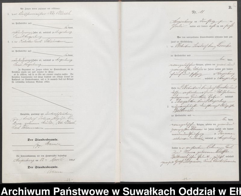 image.from.unit.number "Heiraths-Neben-Register des Preussischen Standes-Amtes Angerburg Kreis Angerburg"