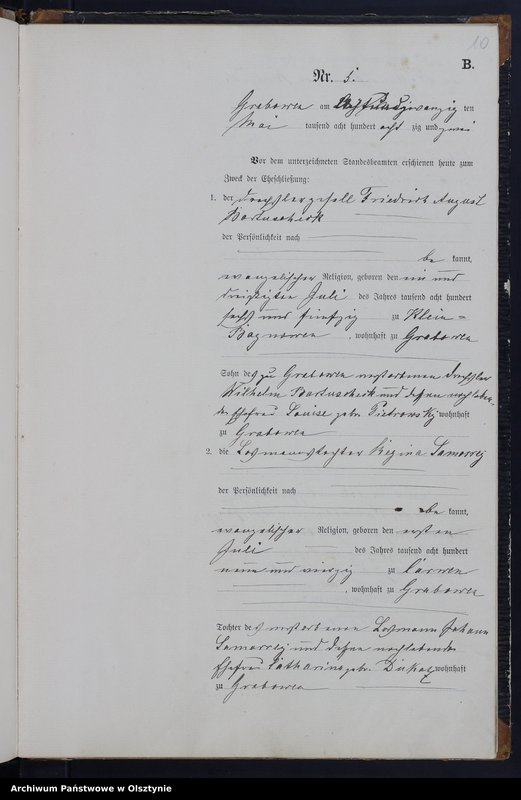 image.from.unit.number "Heiraths-Haupt-Register Nr 1 - 13"