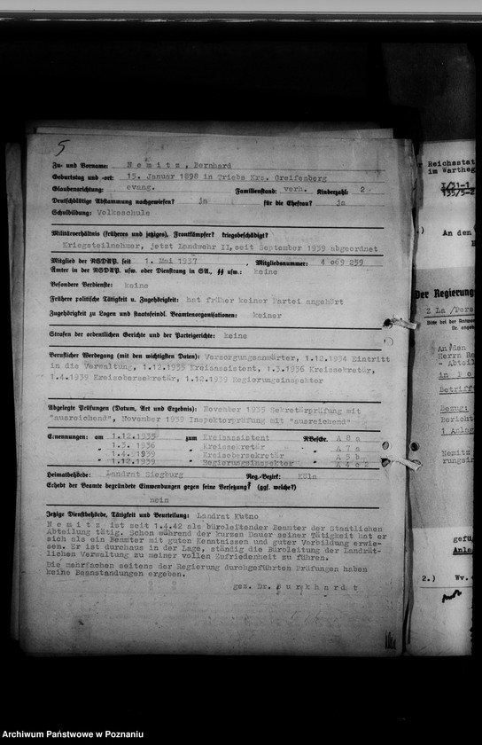 Obraz 9 z jednostki "Abordnung von Beamten"