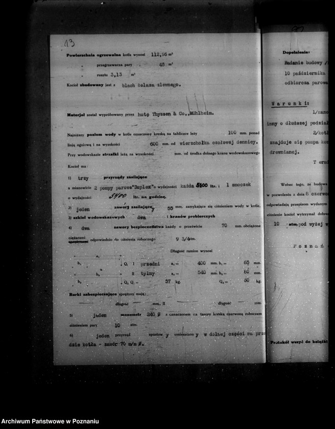 image.from.unit.number "Młyn, tartak i gorzelnia w Gołaszynie powiat rawicki K. Rzóski nr woj. kotła 407"