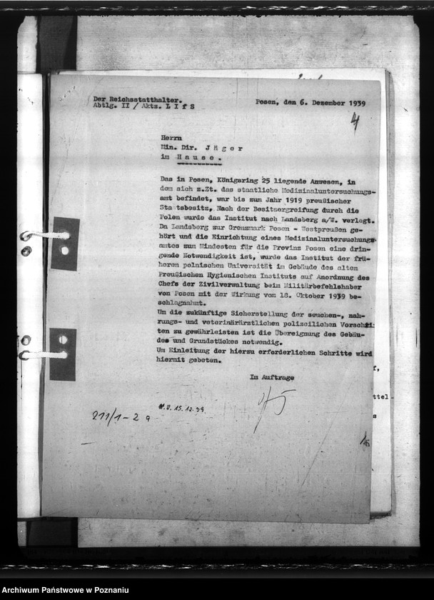 Obraz 9 z jednostki "Medizinaluntersuchungsamt - Posen"