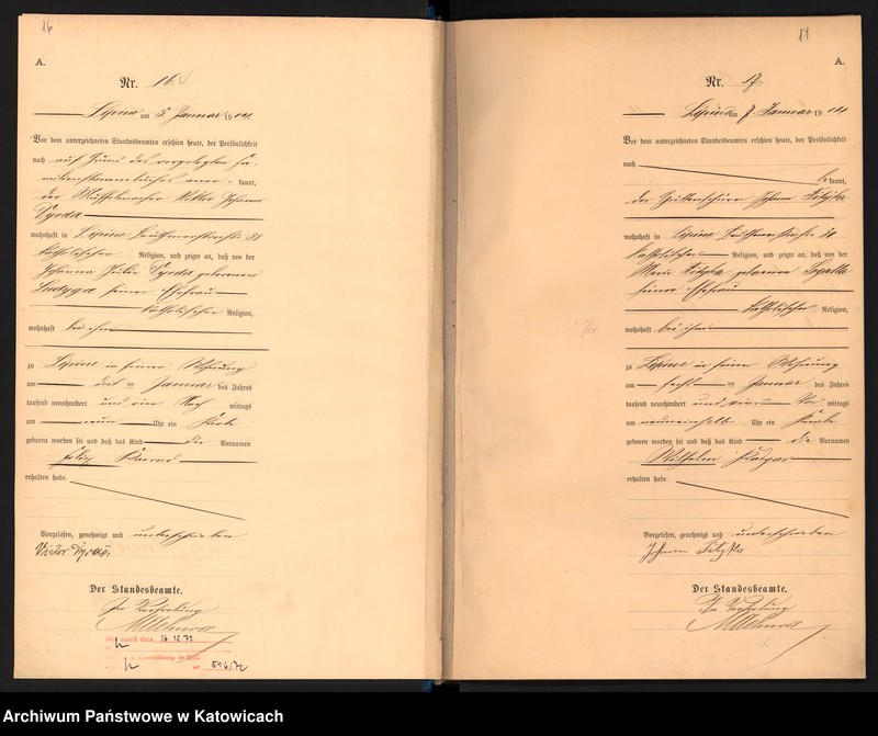 image.from.unit.number "Księga urodzeń T.1 nr 1-595"