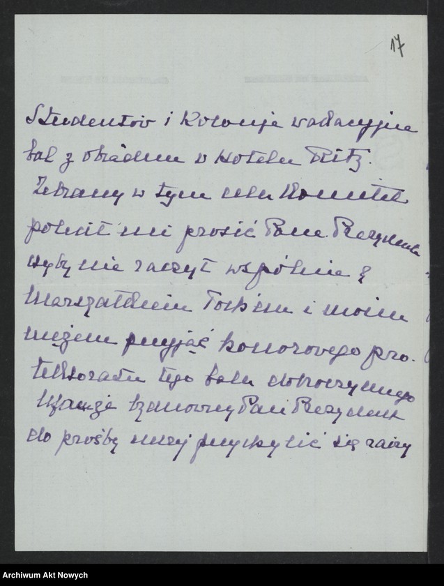 image.from.unit.number "Chłapowski Alfred (ambasador RP we Francji) i Helena; Załączniki: a) list P. de Fouquieres; b) list Ph. Pétain
