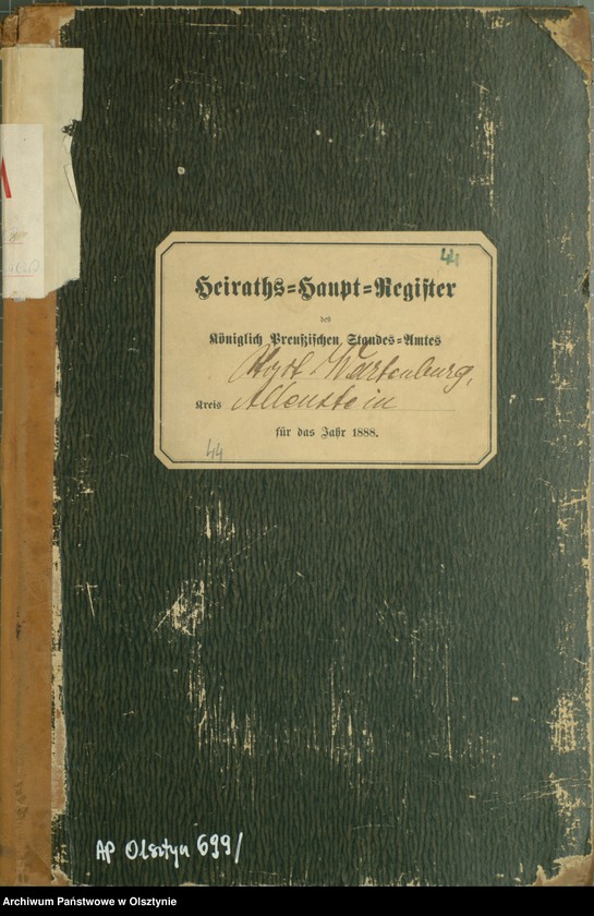 image.from.unit.number "Heiraths-Haupt-Register Nr 1 - 47"