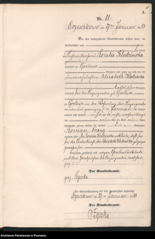 Obraz 14 z jednostki "Księga urodzeń"