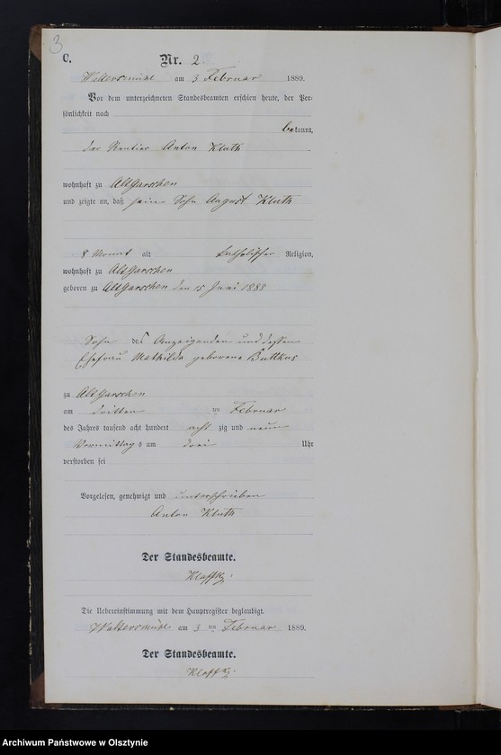 image.from.unit.number "Sterbe-Neben-Register Nr 1 - 43"