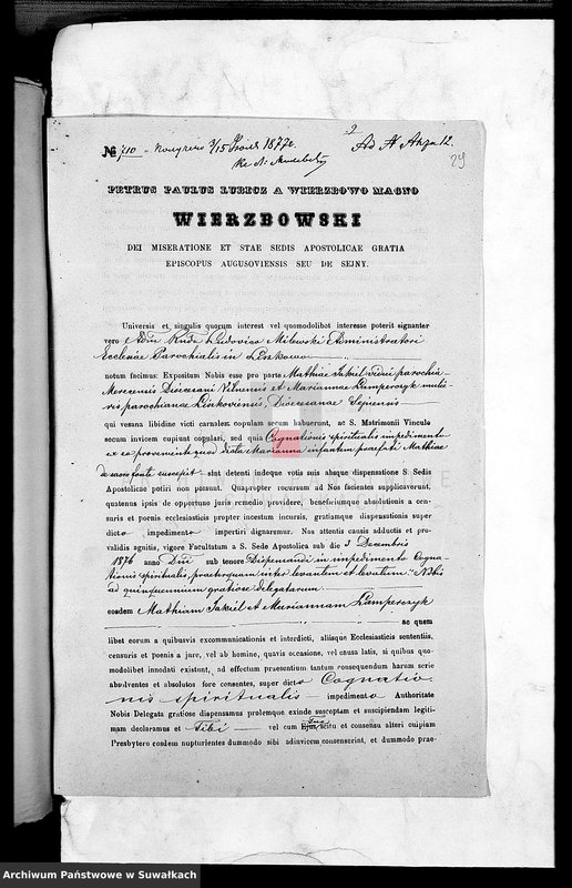 image.from.unit.number "Dokumenty brakosočetavšichsja lic Liškovskago Prichoda za 1877 god"