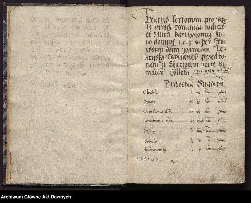 image.from.unit.number "Exactio fertonum pro rata utraque --- terrae Siradiensis."