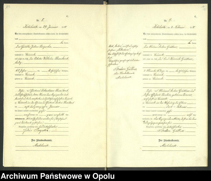 image.from.unit.number "Urząd Stanu Cywilnego Kobylice Księga Zgonów Rok 1910-1911"