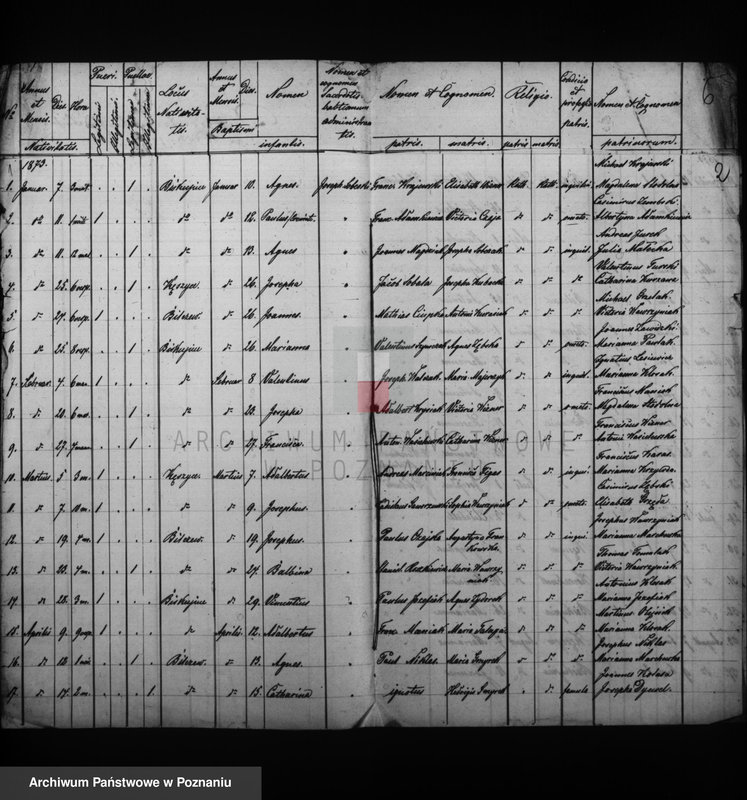 Obraz z jednostki "Liber duplicatus baptisatorum"