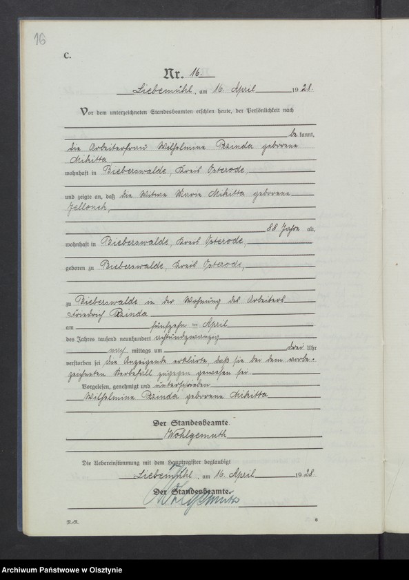 image.from.unit.number "Sterbe-Neben-Register Nr 1 - 42"