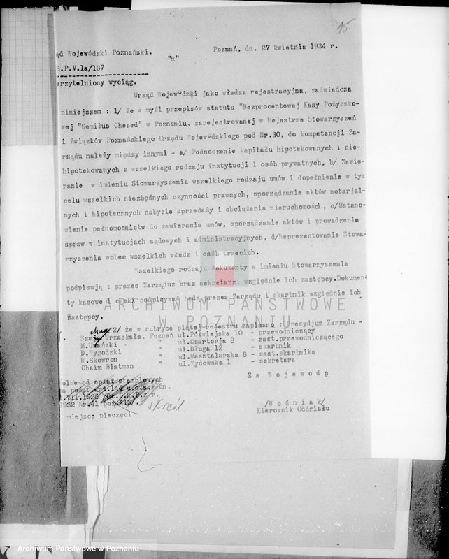 image.from.unit.number "Bezprocentowa Kasa Pożyczkowa,,Gemitus Chesed" w Poznaniu"