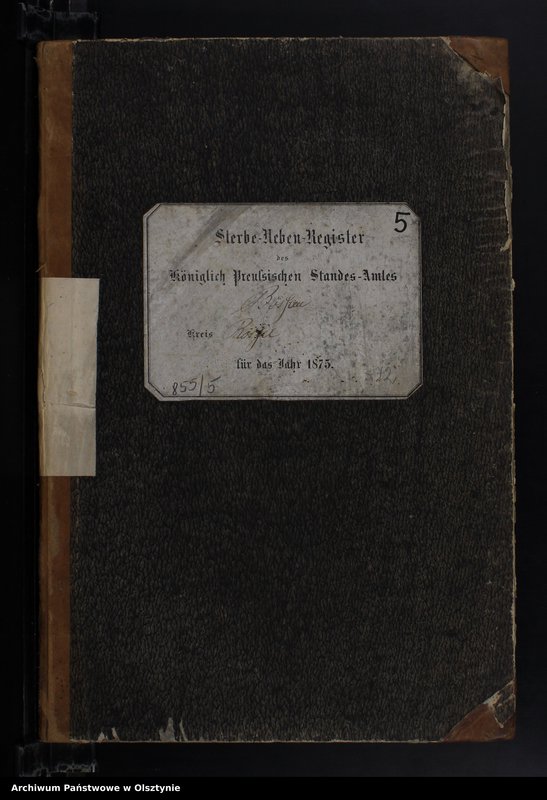 image.from.unit.number "Sterbe-Neben-Register Nr 1 - 71"
