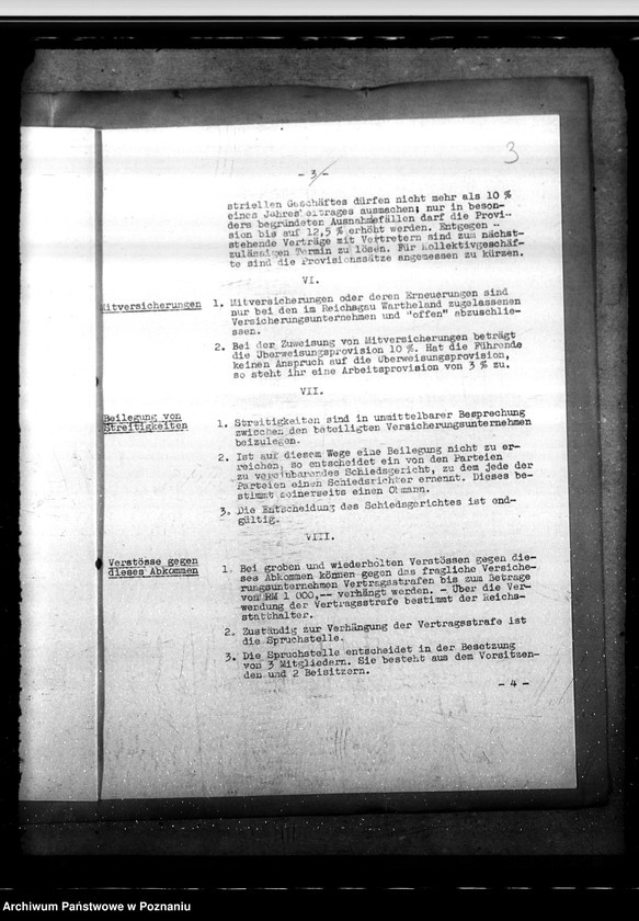 Obraz 7 z jednostki "Umowa pomiędzy różnymi zakładami ubezpieczeń w sprawie działalności w Kraju Warty"