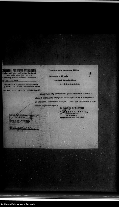 Obraz 5 z jednostki "Zatwierdzenie zakładu przemysłowego /urządzenie cukrowni we Wrześni/ Spółka Akcyjna"