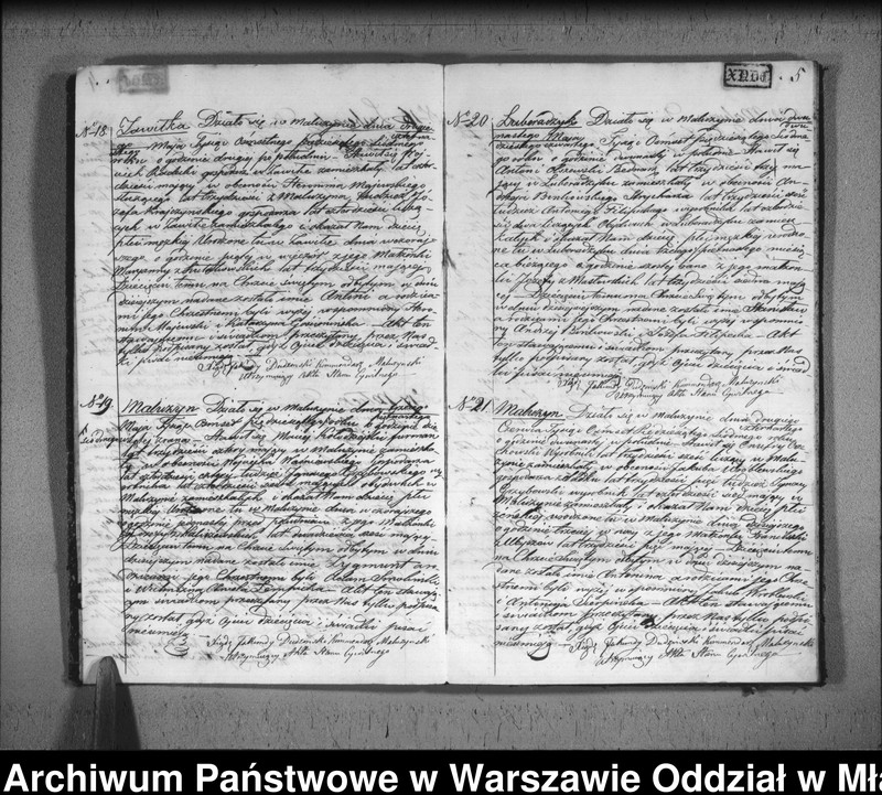 Obraz 7 z jednostki "Akta urodzin, małżeństw i zgonów"