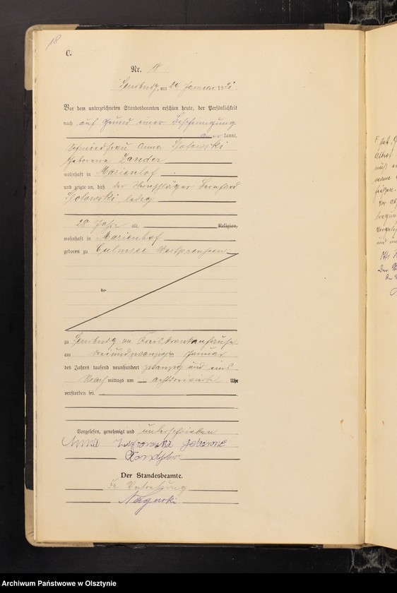 image.from.unit.number "Sterbe-Haupt-Register Nr 1-199"