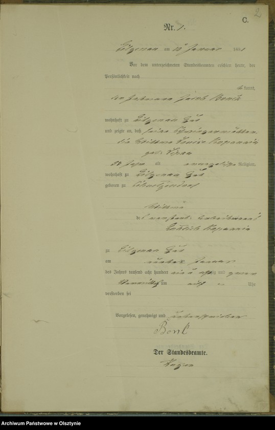 image.from.unit.number "Sterbe-Haupt-Register Nr 1 - 14"