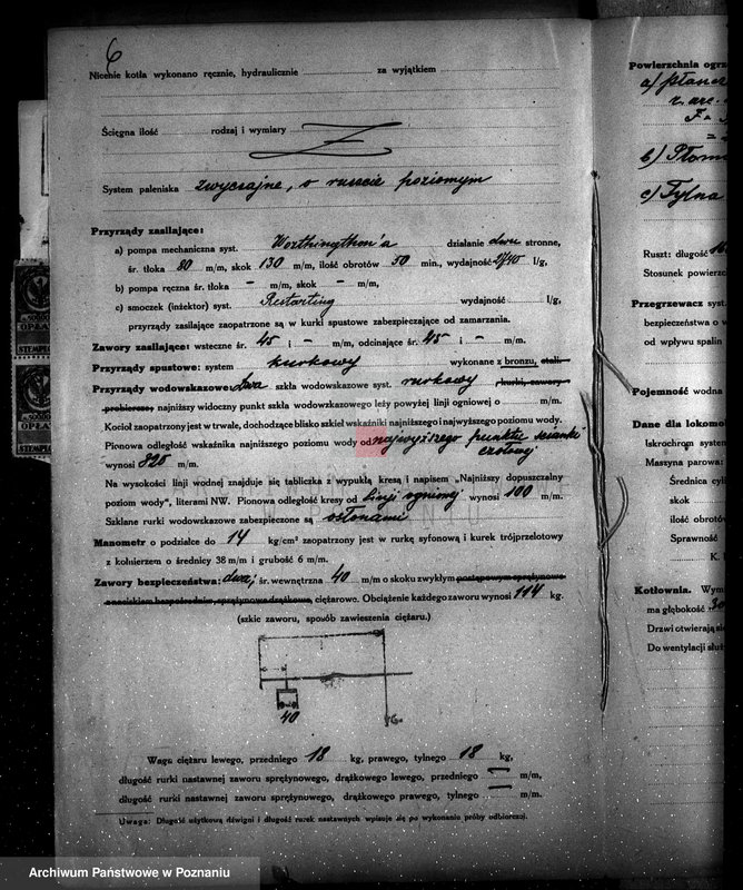 Obraz 10 z jednostki "Zakłady wyrobów włókienniczych Towarzystwo Akcyjne "Linum" w Lesznie nr woj. kotła 21"