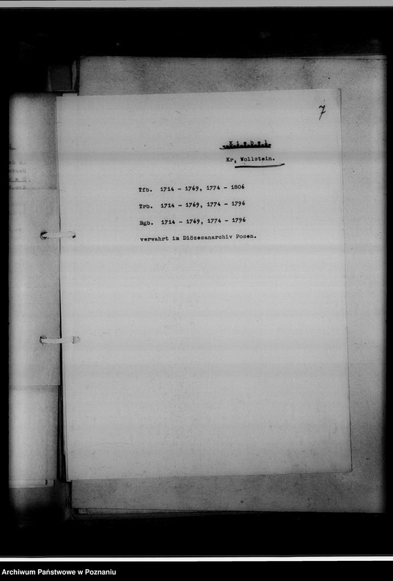 Obraz 11 z jednostki "Einziehungsprotokolle [ksiąg kościelnych] Kreis Wollstein [powiat wolsztyński]"