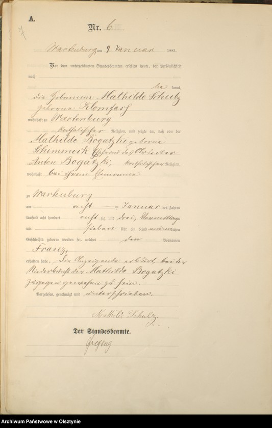 image.from.unit.number "Geburts-Haupt-Register Nr 1 - 254"