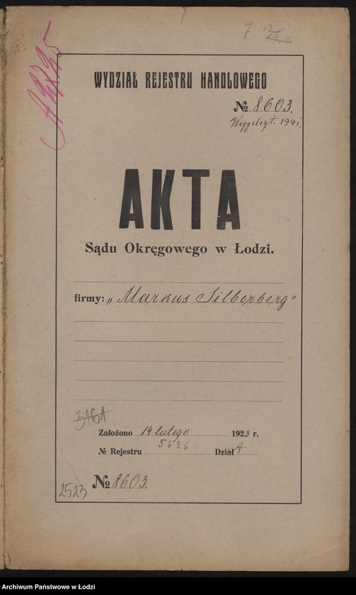 Obraz 2 z jednostki "Markus Silberberg- handel surowcami"