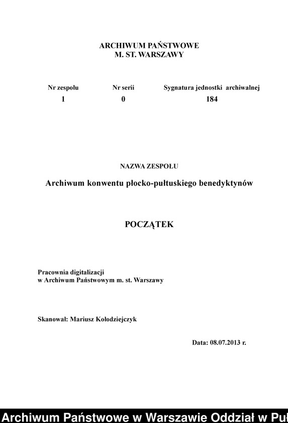 image.from.unit.number "Ekstrakt z ks. gr. płockich oblaty ugody z 1528 roku między opatem Łukaszem i konwentem a szlachtą z Murzynowa, w której ustalono granice między dobrami konwentu Cierszewo a dobrami Murzynowo i Lasotki"