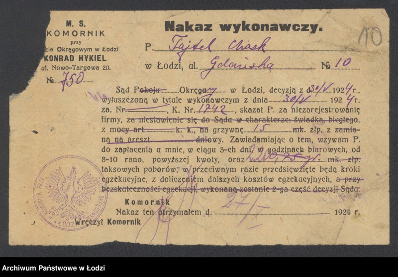 image.from.unit.number "Chaskiel Fajtel- sprzedaż drzewa opałowego"