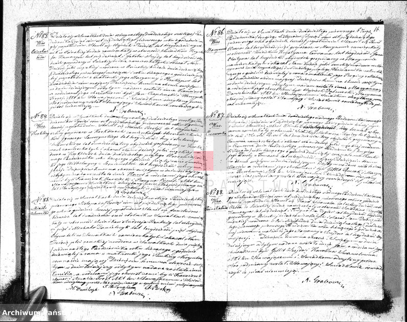 image.from.unit.number "Duplikat Akt Urodzonych, Zaślubionych i Zeszłych Parafij Ew. Augsburgskiey Suwałki za rok 1851"