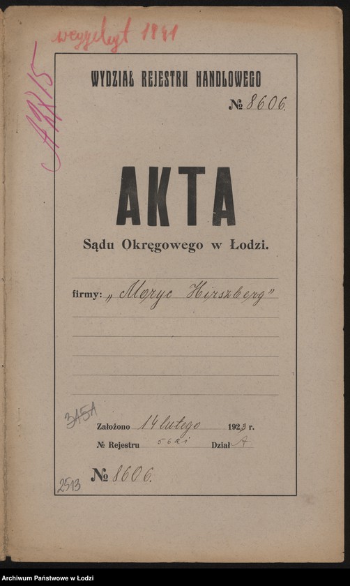 Obraz 2 z jednostki "Moryc Hirszberg- pracownia damskich kapeluszy"