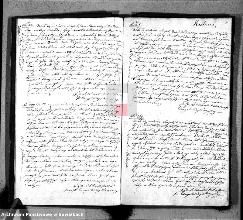 image.from.unit.number "Księga Duplikat do zapisywania aktów Urodzenia, Zaślubienia i Zeyścia w Parafii Ewangelickiey Sereyskiey w roku 1845"