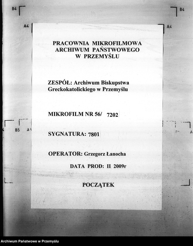 Obraz 1 z jednostki "[Kopie ksiąg metrykalnych parafii Straszewice (dekanat Stary Sambor)]"