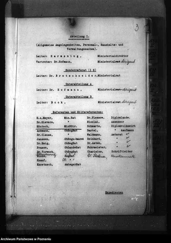 Obraz 6 z jednostki "Geschäftsverteilungsplan des Reichsministerium für Ernährung und Landwirtschaft"