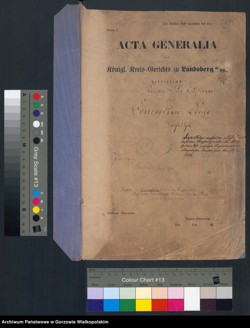 image.from.unit.number "Duplikate der Kirchenbücher der Concordien Kirche zu Landsberg an der Warthe"