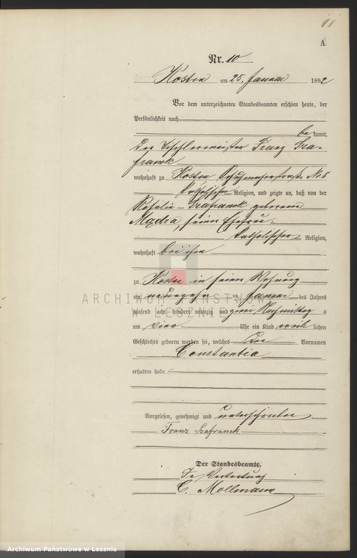 Obraz 14 z jednostki "[Księga urodzeń - miasto]"