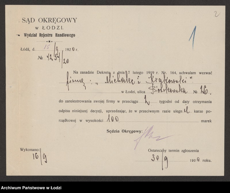 Obraz 4 z jednostki "Michalec i Krakowski- sprzedaż manufaktury"
