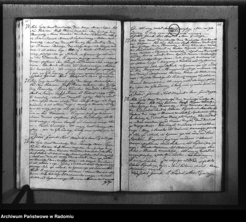 image.from.unit.number "Księga akt cywilnych gminy Głowaczew na rok 1819"