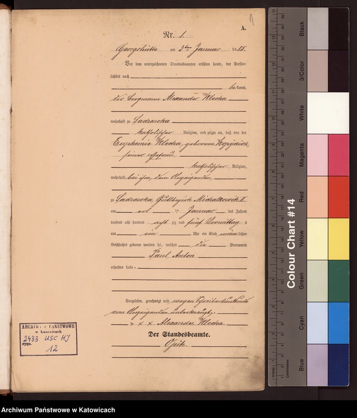 image.from.unit "[Księga urodzeń za rok 1885, nr 1-144]"