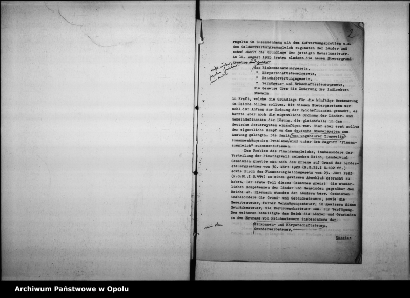 Obraz 6 z jednostki "Steuerwesen (Steueramt)"