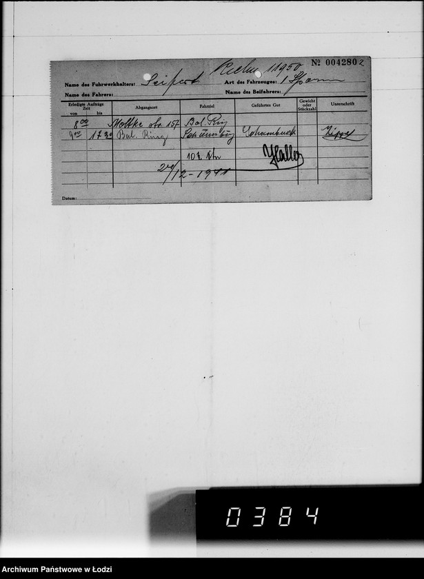 Obraz 6 z jednostki "A.Seifert Rechnungen. [za dostawy towarów dla Getta]"