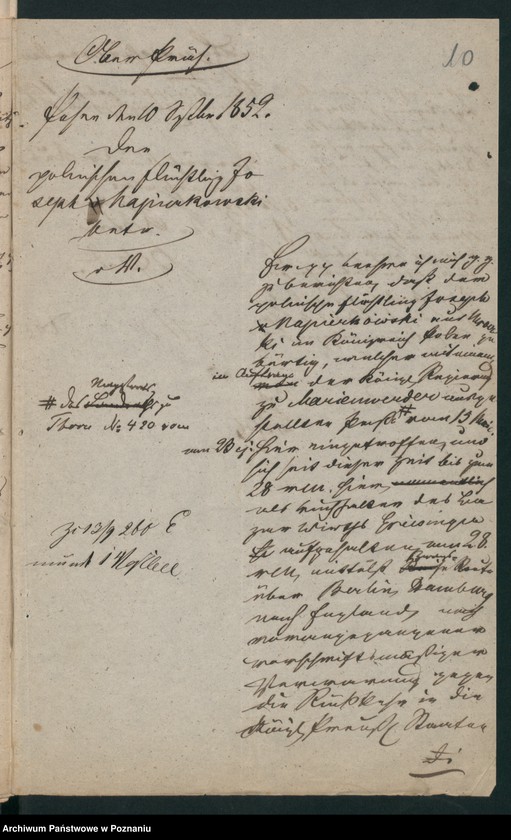 Obraz 15 z jednostki "A. betr. Josef von Napierkowski"