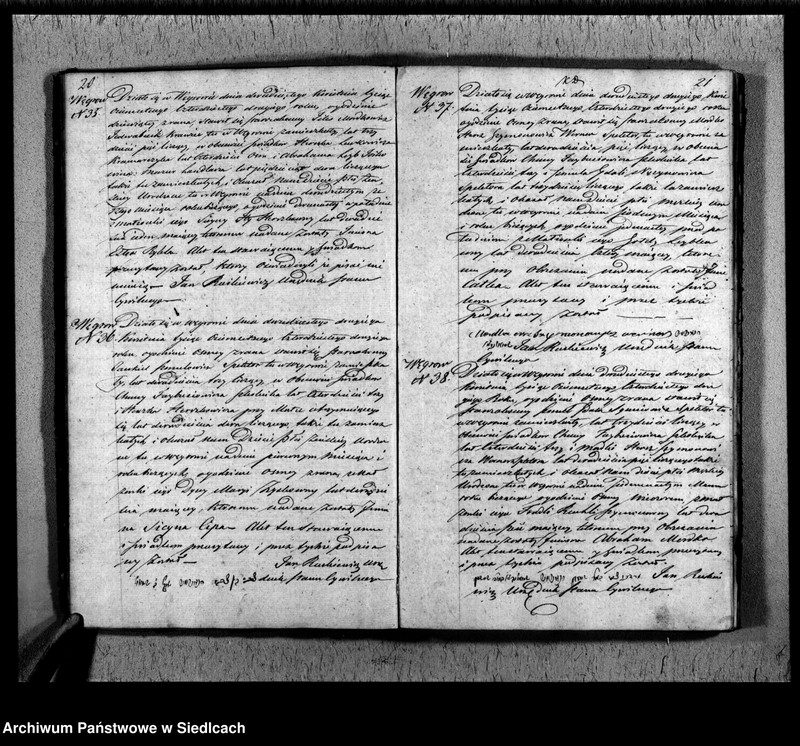 Obraz 13 z jednostki "Akta urodzeń, małżeństw, zgonów"