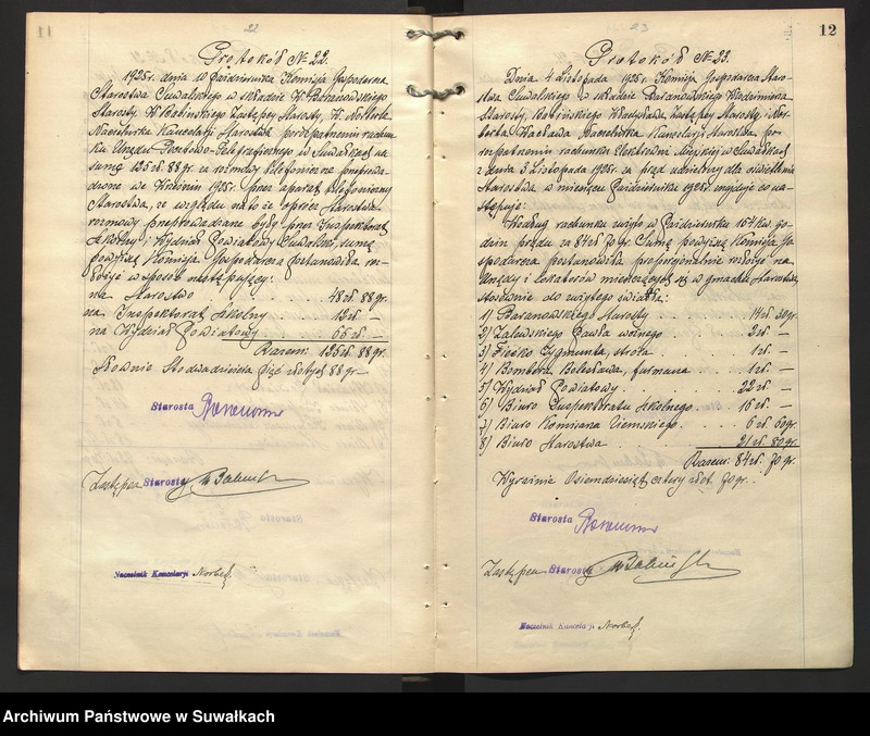 image.from.unit.number "Księga protokołów Komisji Gospodarczej Starostwa"