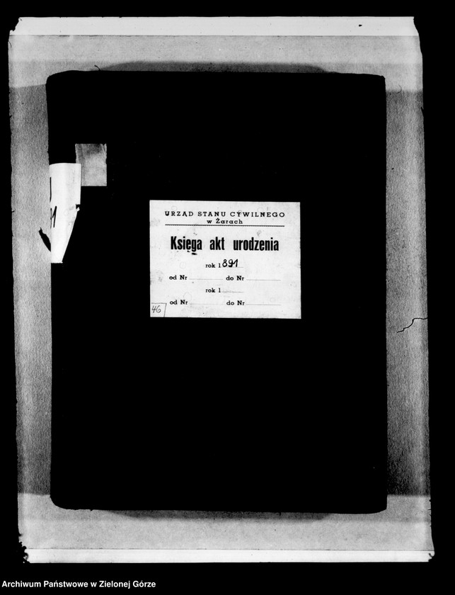 image.from.unit.number "[Księga akt urodzenia rok 1891-Żary miasto]"