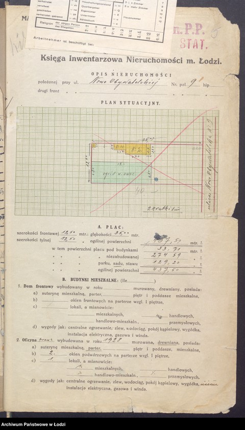 image.from.unit.number "Księga inwentarzowa nieruchomości m. Łodzi ul. Obywatelska"