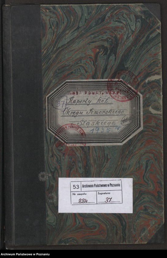 image.from.unit.number "Raporty ze stanu kół okręgu pomorskiego i śląskiego Związku Weteranów Powstań Narodowych Rzeczypospolitej Polski."