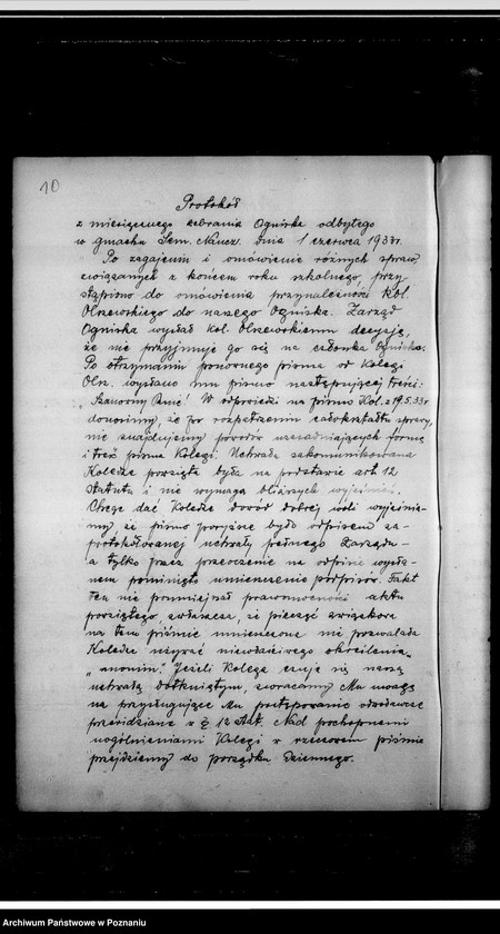 Obraz 14 z jednostki "Protokólarz zebrań Ogniska w Rogoźnie"